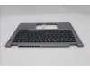 Lenovo 5M11S30277 C-Cover with keyboard, German, Luna Grey, Non-Backlight, No World Face Camera, Heat Staking, UK