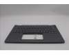 Lenovo 5M11S30370 C-Cover with keyboard, Nordic, Luna Grey, Backlight, No World Face Camera, Heat Staking, UK
