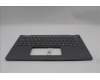 Lenovo 5M11S30373 C-Cover with keyboard, Portuguese, Luna Grey, Backlight, No World Face Camera, Heat Staking, UK
