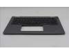 Lenovo 5M11S30427 C-Cover with keyboard, German, Luna Grey, Non-Backlight, World Face Camera, Heat Staking, UK