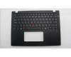 Lenovo 5M11S30575 C-Cover with keyboard, Hebrew, Black, Non-Backlight, Heat Staking, US