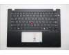 Lenovo 5M11S30596 C-Cover with keyboard, Arabic, Black, Backlight, Heat Staking, US