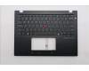 Lenovo 5M11S30599 C-Cover with keyboard, English, Black, Backlight, Heat Staking, US