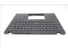 Lenovo 5M11S33646 C-Cover with keyboard, Norwegian, Black, Non-Backlight, Heat Staking, UK