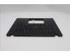 Lenovo 5M11S33680 C-Cover with keyboard, Belgian, Black, Backlight, Heat Staking, UK