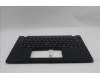 Lenovo 5M11S33706 C-Cover with keyboard, German, Black, Backlight, Heat Staking, UK