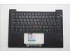 Lenovo 5M11S33788 C-Cover with keyboard, Czech Slovakian, Black, Backlight, UK