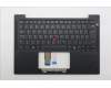 Lenovo 5M11S33825 C-Cover with keyboard, Hungarian, Black, Backlight, UK