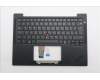 Lenovo 5M11S37457 C-Cover with keyboard, UK English, Black, Backlight, UK