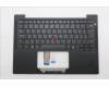 Lenovo 5M11S37532 C-Cover with keyboard, Czech Slovakian, Black, Backlight, WWAN, UK