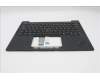 Lenovo 5M11S37666 C-Cover with keyboard, Norwegian, Black, Backlight, WWAN, UK