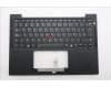 Lenovo 5M11S38060 C-Cover with keyboard, Spanish, Black, Backlight, UK