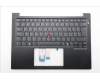 Lenovo 5M11S53775 C-Cover with keyboard, Hungarian, Black, Backlight, UK