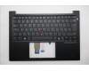 Lenovo 5M11S53793 C-Cover with keyboard, Portuguese, Black, Backlight, UK
