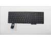 Lenovo 5M11T54132 Keyboard Internal, German, Black, Backlight, w/Numpad, UK