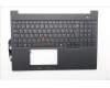 Lenovo 5M11T55262 C-Cover with keyboard, Estonian, Black, Backlight, Number Pad, UK