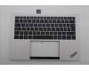 Lenovo 5M11U03814 C-Cover with keyboard, Portuguese, Black/White, FingerPrint, WLAN, UK