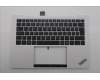 Lenovo 5M11U03816 C-Cover with keyboard, Slovenian, Black/White, FingerPrint, WLAN, UK