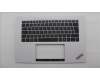 Lenovo 5M11U08086 C-Cover with keyboard, UK English, White, FingerPrint, UK