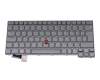 5N21D68319 Original Lenovo Tastatur DE (deutsch) grau mit Backlight und Mouse-Stick