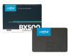 Crucial BX500 SSD Festplatte 500GB (2,5 Zoll / 6,4 cm) für HP 550 (ODD-SATA)