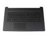 6037B0147805 Original IEC Tastatur inkl. Topcase FR (französisch) schwarz/schwarz