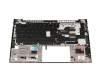 6037B0161904 Original IEC Tastatur inkl. Topcase DE (deutsch) schwarz/silber mit Backlight