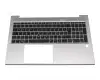 6037B0163304 Original HP Tastatur inkl. Topcase DE (deutsch) schwarz/schwarz mit Mouse-Stick