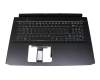 6037B0166404 A01 Original Acer Tastatur inkl. Topcase DE (deutsch) schwarz/schwarz mit Backlight