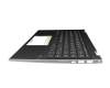 6037B0171004 Original IEC Tastatur inkl. Topcase DE (deutsch) schwarz/schwarz/silber ohne Hintergrundbeleuchtung