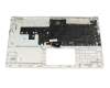 6037B0214304 Original IEC Tastatur inkl. Topcase DE (deutsch) silber/silber mit Backlight