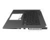 6037B0233213 Original IEC Tastatur inkl. Topcase DE (deutsch) schwarz/schwarz mit Backlight
