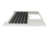 6051B1497901 Original HP Tastatur inkl. Topcase DE (deutsch) schwarz/silber mit Backlight