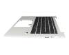 6051B1498001 Original HP Tastatur inkl. Topcase DE (deutsch) schwarz/silber mit Backlight