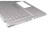 6053B1788221 Original Asus Tastatur inkl. Topcase DE (deutsch) silber/silber mit Backlight