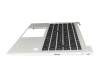 6070B1707702 Original HP Tastatur inkl. Topcase DE (deutsch) schwarz/silber mit Backlight