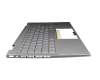 6070B1745001 Original HP Tastatur inkl. Topcase DE (deutsch) silber/silber mit Backlight Fingerprint / Hintergrundbeleuchtung