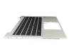 6070B1847702 Original HP Tastatur inkl. Topcase DE (deutsch) schwarz/silber mit Backlight und Mouse-Stick