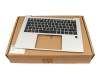 6070B2455802 Original HP Tastatur inkl. Topcase DE (deutsch) schwarz/silber mit Backlight