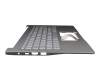 6B.A0MN2.014 Original Acer Tastatur inkl. Topcase DE (deutsch) silber/silber mit Backlight