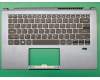 Acer 6B.A0YN8.001 Tastatur blau mit Topcase US international mit Backlight