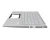 6B.AB1N2.001 Original Acer Tastatur inkl. Topcase US (englisch) silber/silber mit Backlight