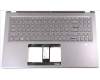 Acer 6B.ABDN2.001 Tastatur inkl. Topcase grau.US-INT.BL