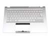 6B.ABLN2.014 Original Acer Tastatur inkl. Topcase DE (deutsch) silber/silber mit Backlight