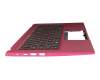 6B.ACSN2.014 Original Acer Tastatur inkl. Topcase DE (deutsch) schwarz/rot mit Backlight