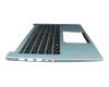 6B.HFEN1.008 Original Acer Tastatur inkl. Topcase DE (deutsch) schwarz/blau mit Backlight