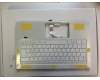 Acer 6B.HLJN8.029 Tastatur weiß mit Topcase schweizer-deutsch mit Backlight/BAT.ADH*3