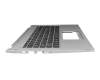 6B.HQ7N1.029 Original Acer Tastatur inkl. Topcase CH (schweiz) schwarz/silber mit Backlight