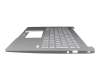 6B.HR0N8.020 Original Acer Tastatur inkl. Topcase DE (deutsch) silber/silber mit Backlight