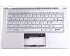 Acer 6B.K7FN2.001 Tastatur inkl. Topcase silber.mit Tastatur US-INT.BL